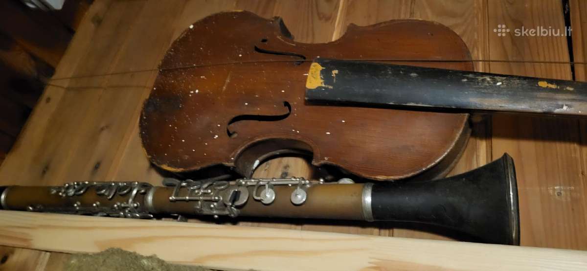 Senu muzikiniu instrumentu [3vnt] lotas del expo - nuotraukos Nr. 6