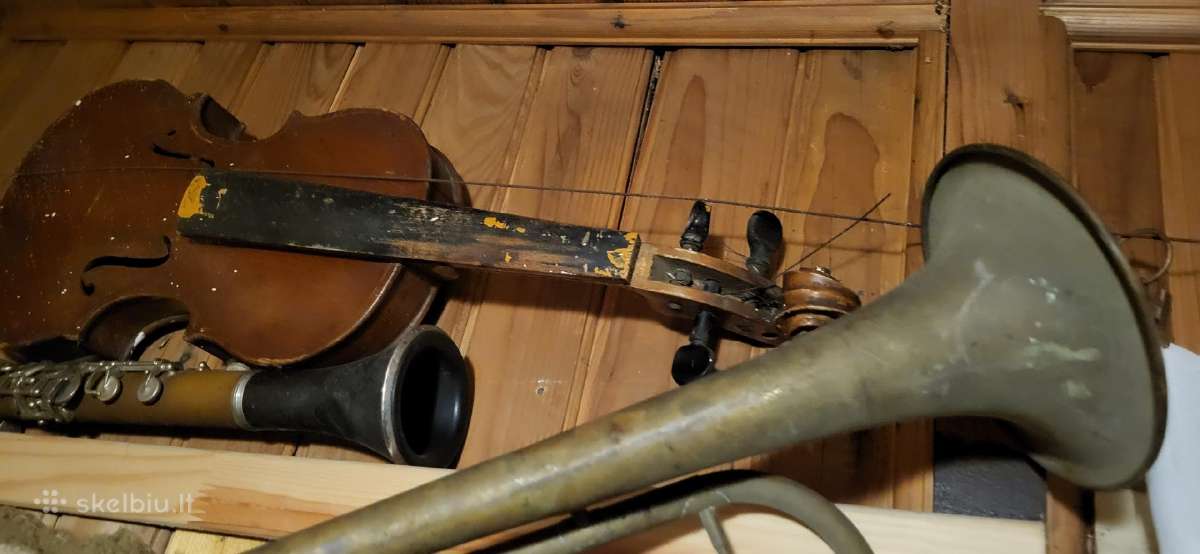 Senu muzikiniu instrumentu [3vnt] lotas del expo - nuotraukos Nr. 7