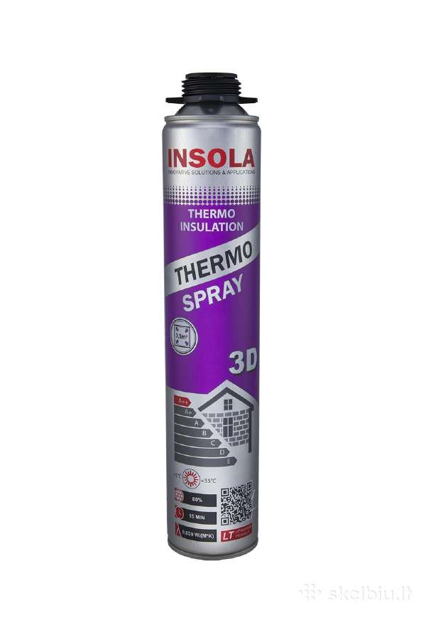 Purškiama šilumos izoliacija Thermo Spray - Akcija - nuotraukos Nr. 2