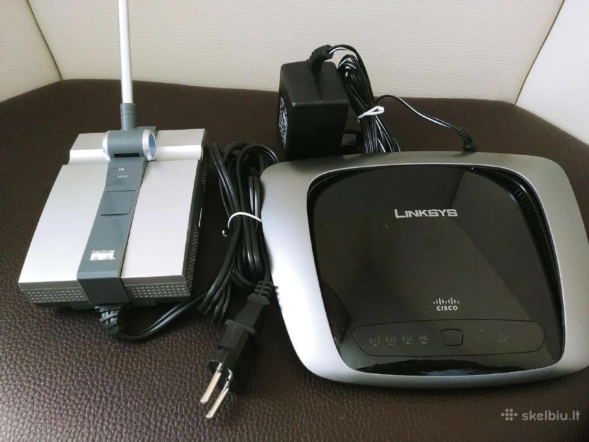 Linksys maršrutizatorius ir tinklo praplėtėjas