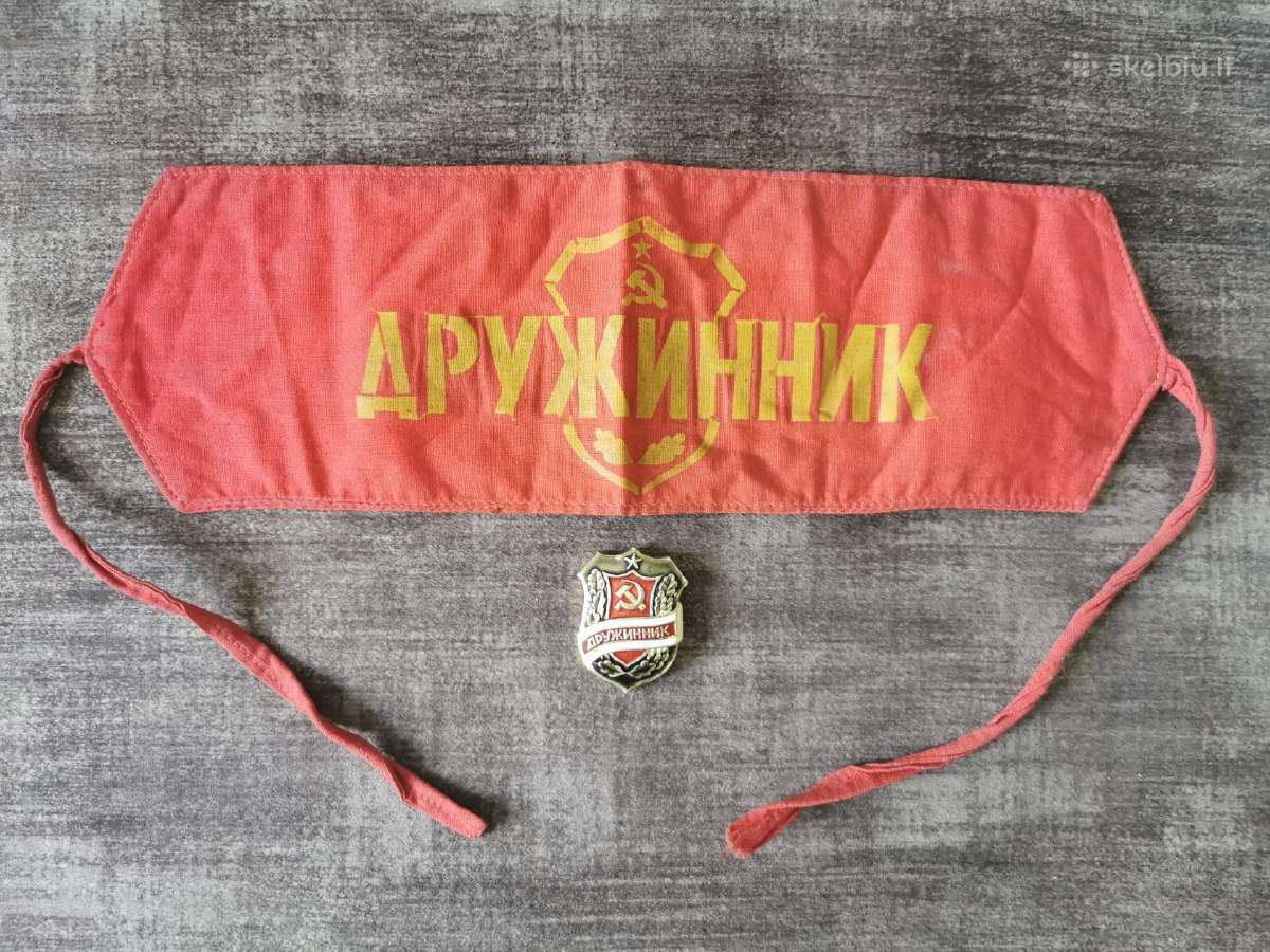 TSRS draugovininko raištis ir ženklas - nuotraukos Nr. 2