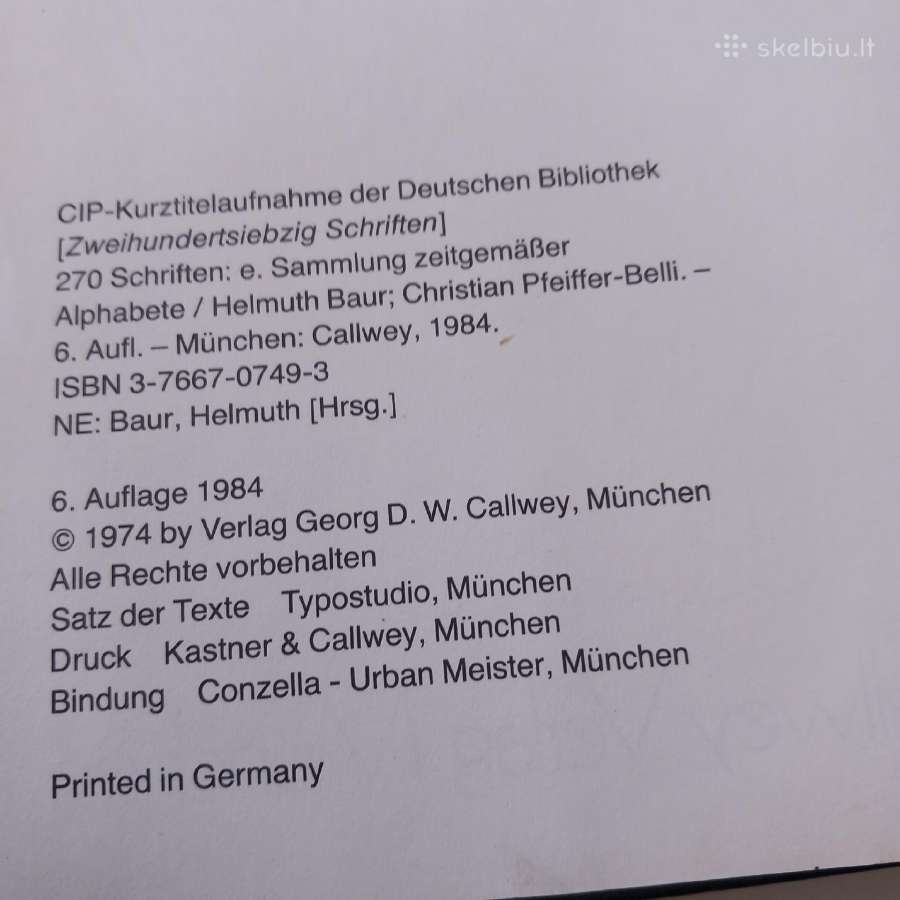 270 Schriften (vokiečių kalba) - nuotraukos Nr. 2