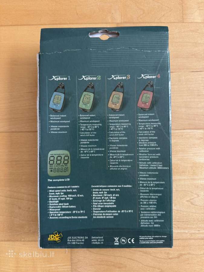Skywatch Xplorer 1 vėjo matuoklis - nuotraukos Nr. 2