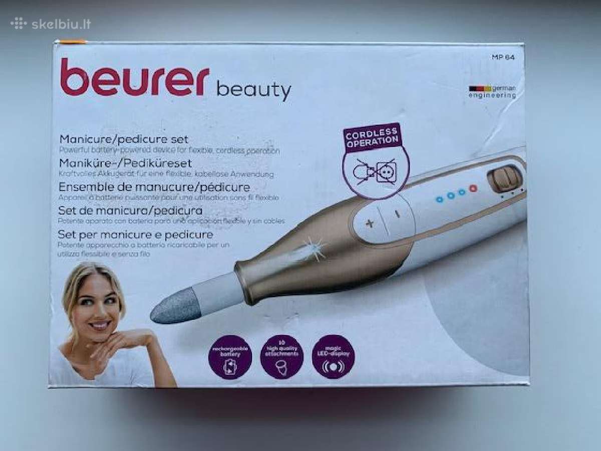 Manikiūro/pedikiūro rinkinys Beurer Mp 64