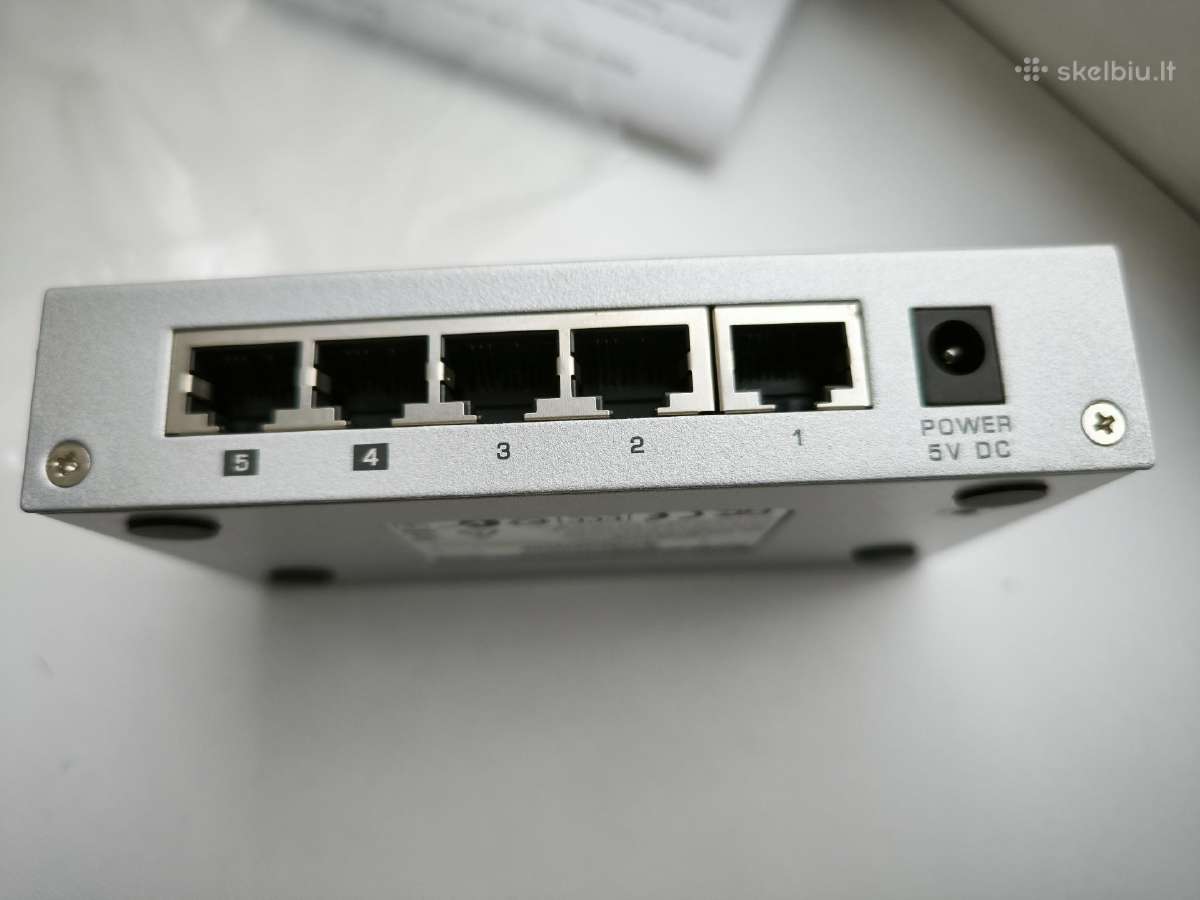 .Zyxel maršrutizatorius/switch Es-105a ir kiti - nuotraukos Nr. 3