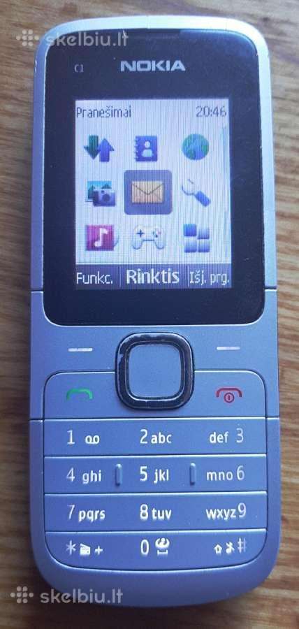 Telefonas Nokia C1-01 - nuotraukos Nr. 2