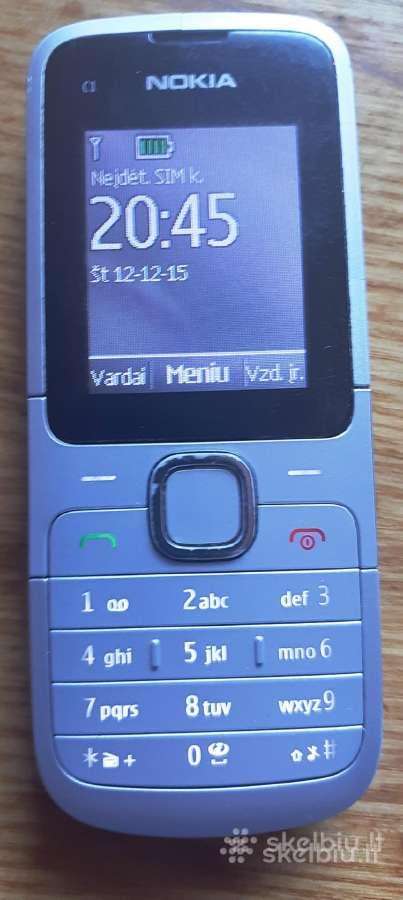 Telefonas Nokia C1-01 - nuotraukos Nr. 3