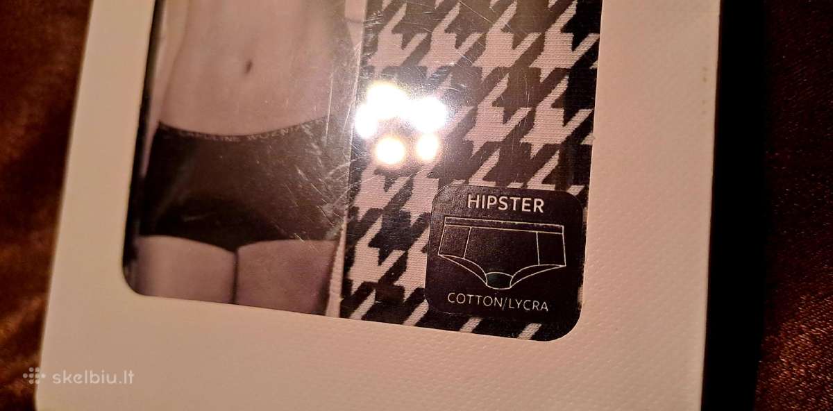 Houndstooth rašto naujos kelnaitės - nuotraukos Nr. 3