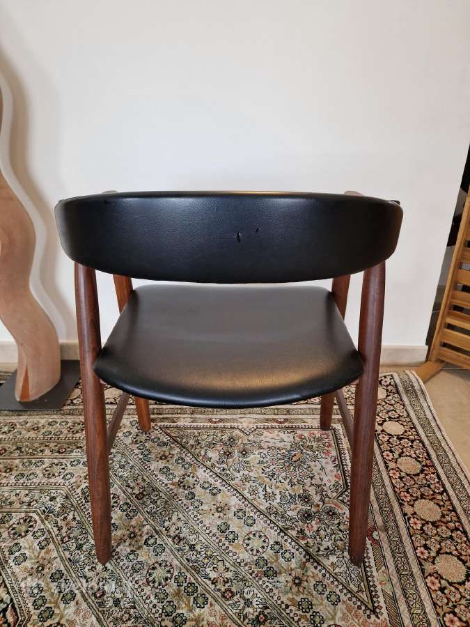 Vintažinė mid century autorinė tikmedžio kėdė - nuotraukos Nr. 7