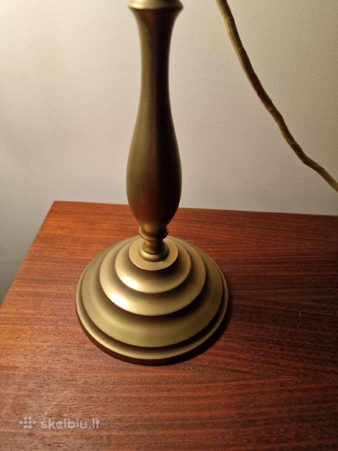 Vintažinė Mid Century Art Nouveau st.stalo lempa - nuotraukos Nr. 3