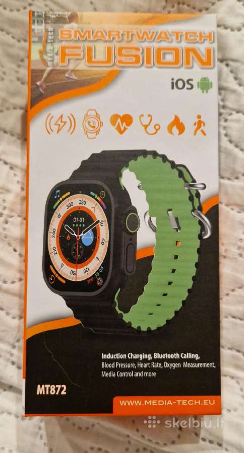 Išmanusis laikrodis Smartwatch Fusion