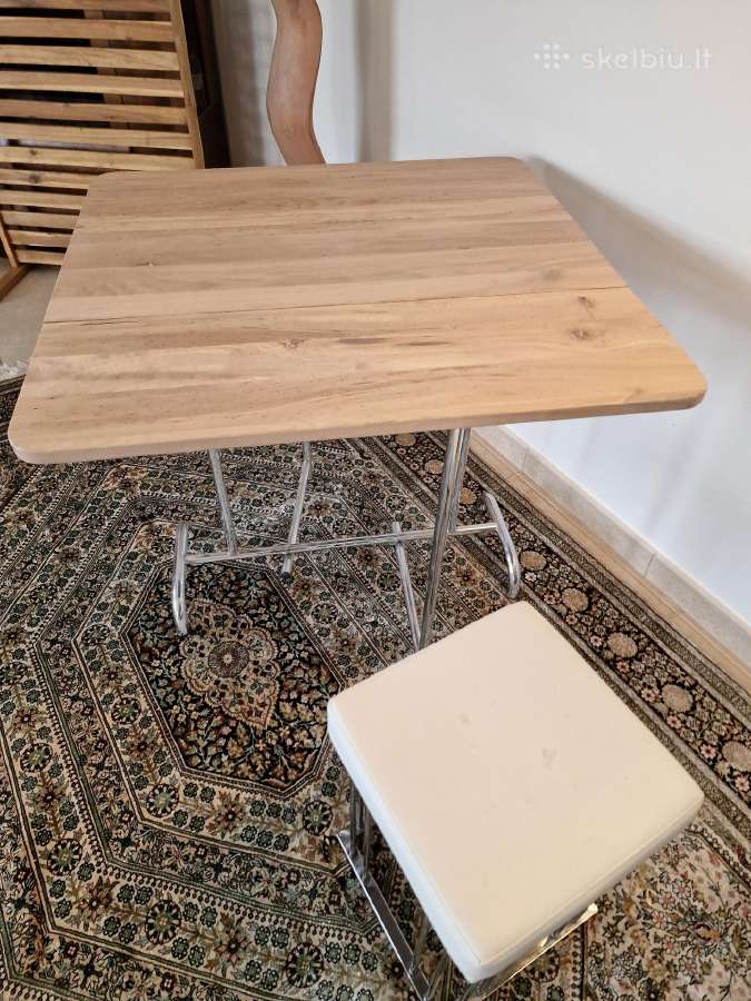 Vintažinis mid century sulankstomas stalas
