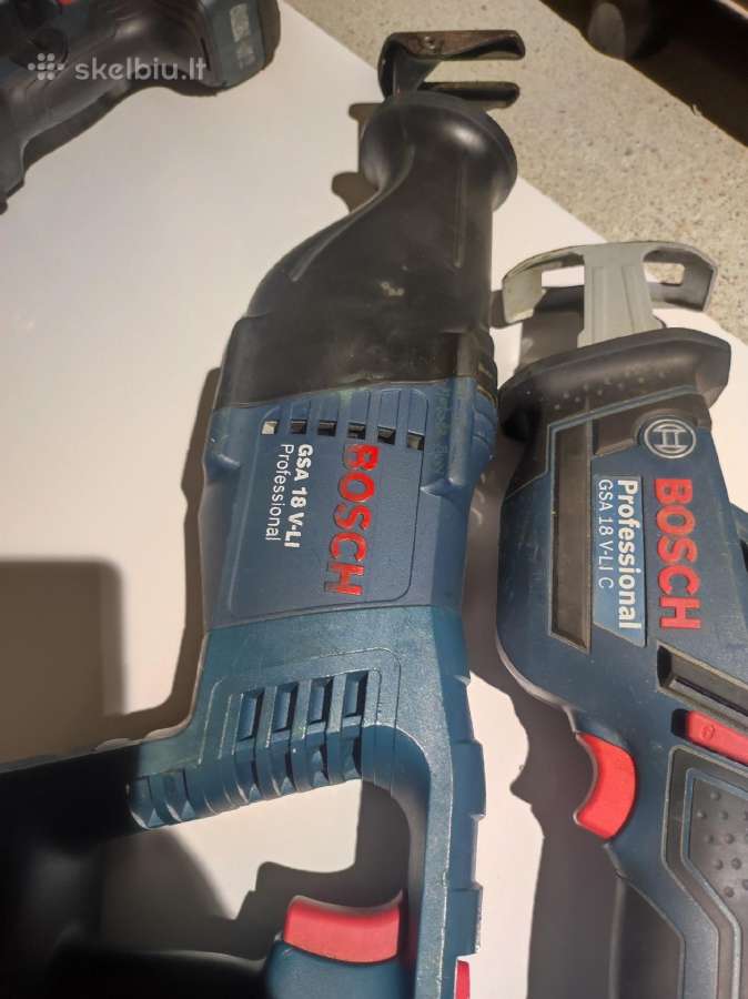 Bosch įvairūs akumuliatoriniai irankiai - nuotraukos Nr. 10