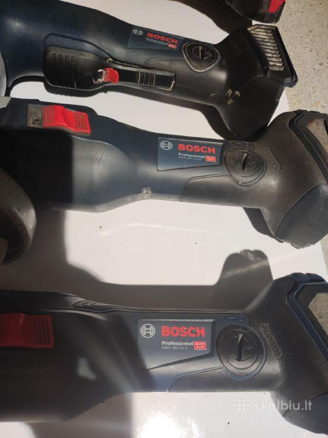 Bosch įvairūs akumuliatoriniai irankiai - nuotraukos Nr. 12