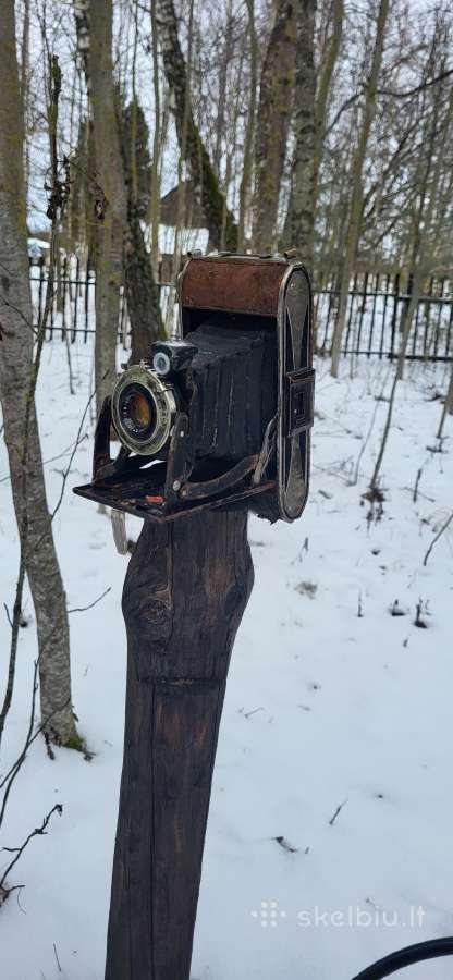 Labai senas fotoapparatas restauravimui Agfa