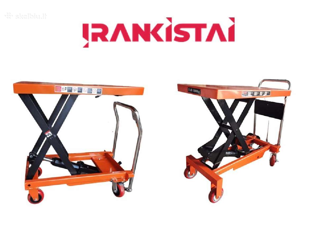 Platforminiai kėlimo vežimėliai 500 kg