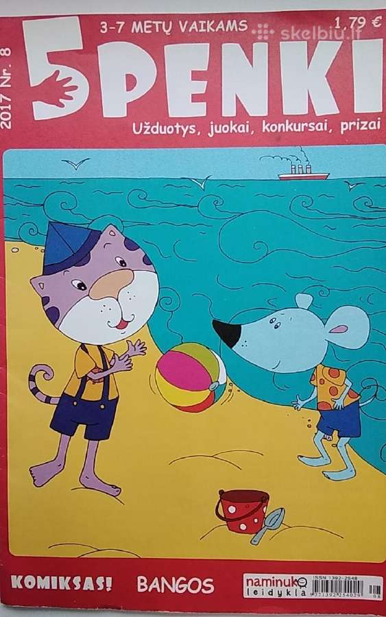 Vaikams žurnalai 5 Penki