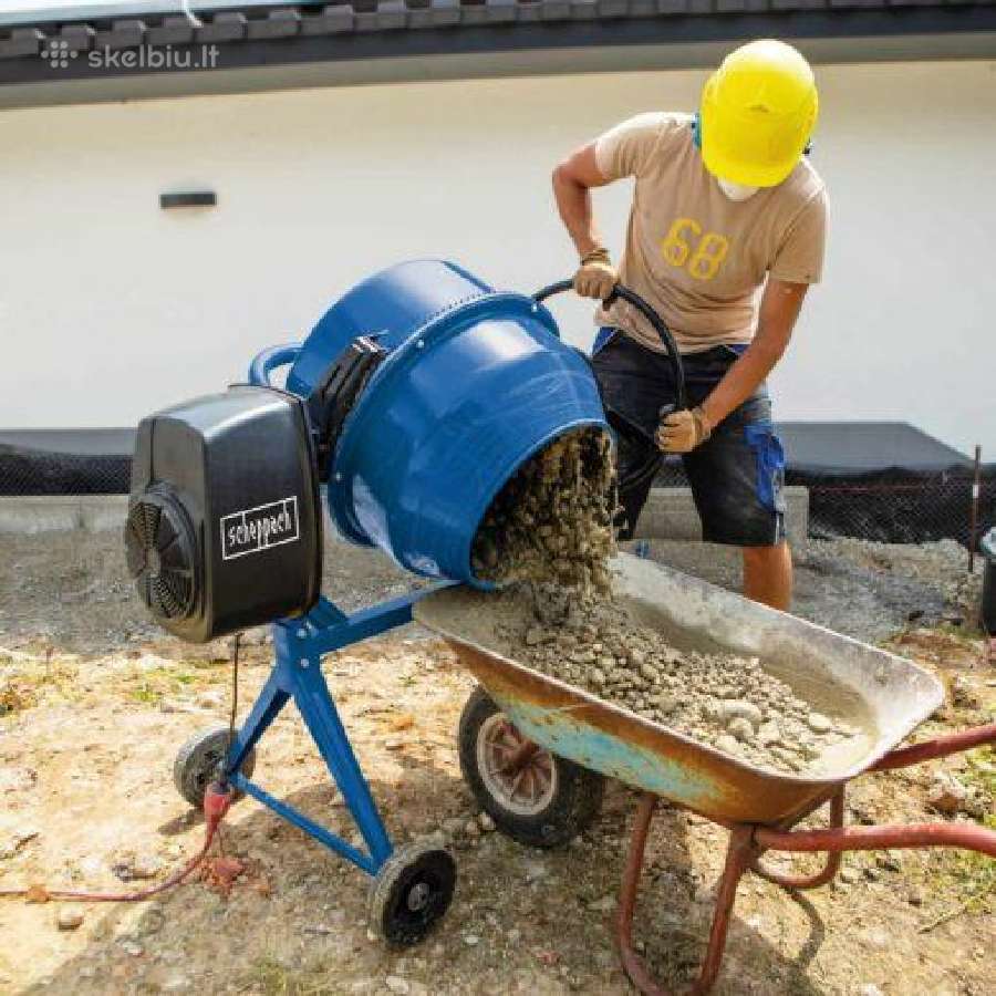 Betono maišyklės. Kokybė aukščiausia. Garantija