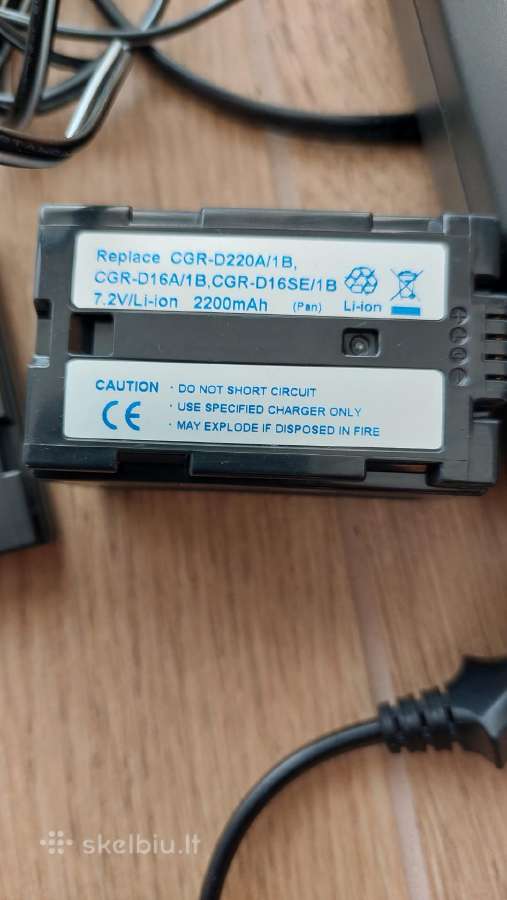 Panasonic kameros pakrovėjas - nuotraukos Nr. 2