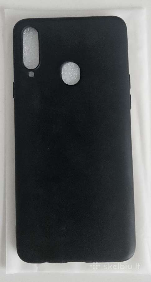 Samsung A20 deklas silikoninis juodas