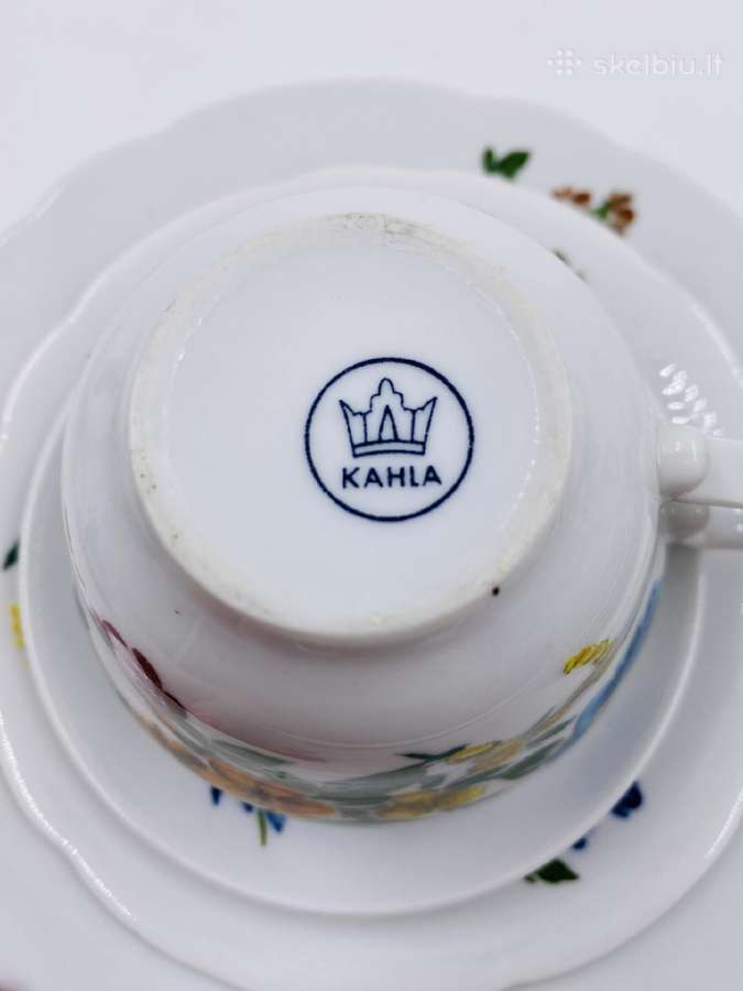 Vintažinis kavos/arbatos servizas, Gdr Kahla - nuotraukos Nr. 4