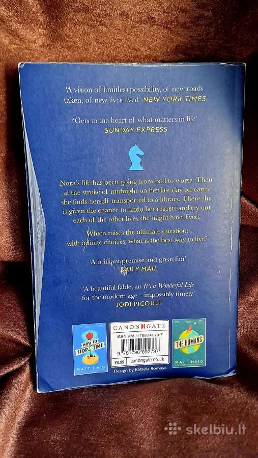 Matt Haig The Midnight Library anglų kalba knyga - nuotraukos Nr. 2