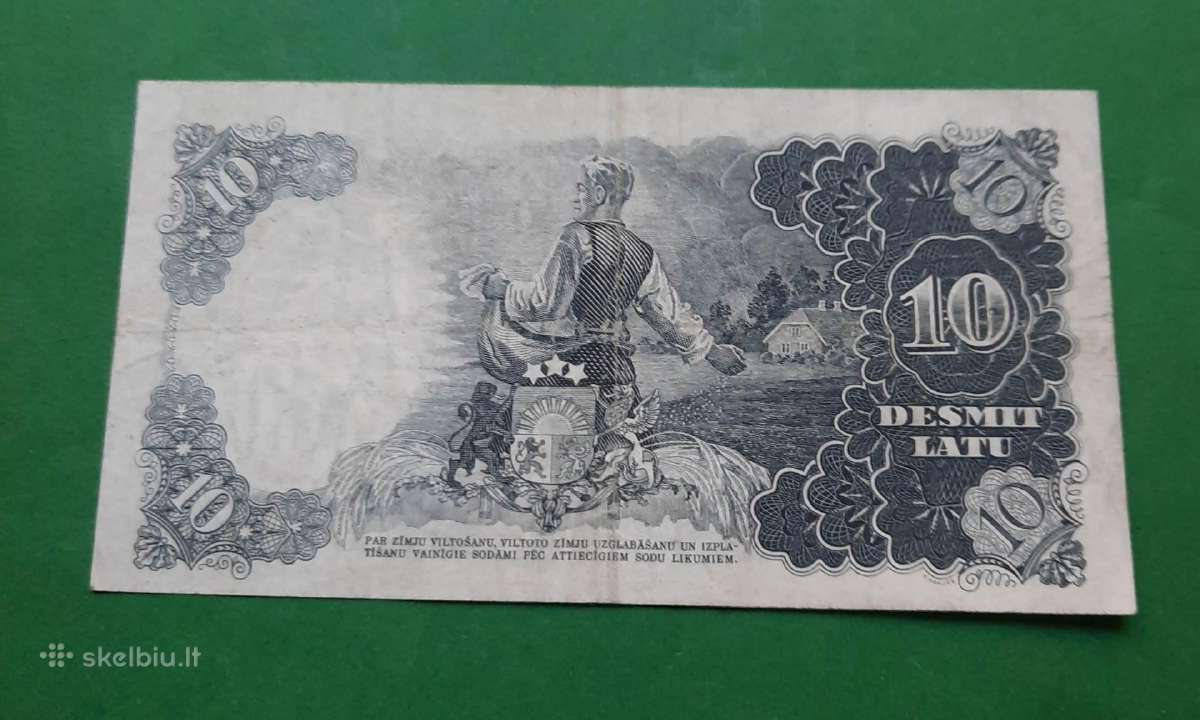 Latviški tarpukario banknotai - nuotraukos Nr. 5