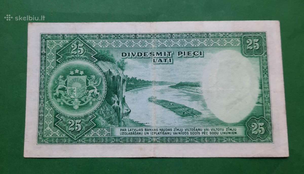 Latviški tarpukario banknotai - nuotraukos Nr. 8