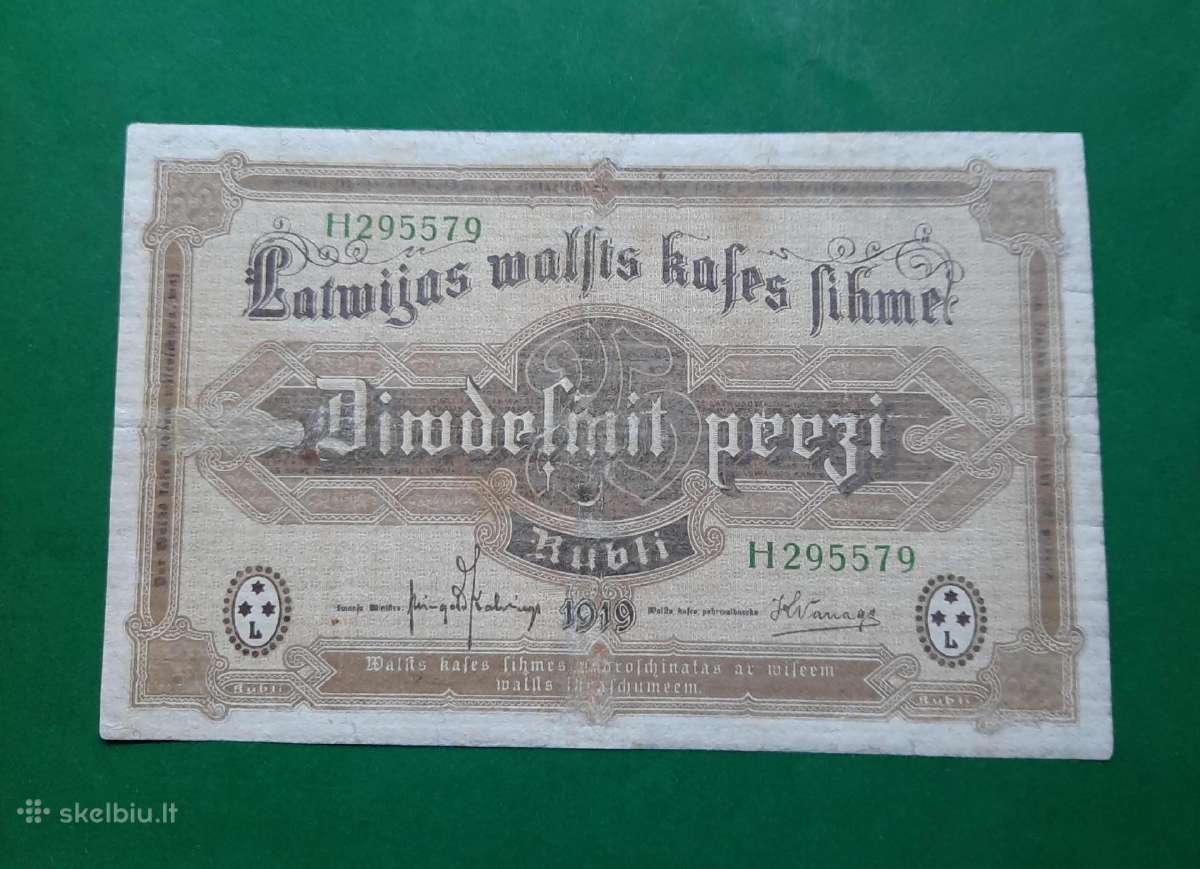 Latviški tarpukario banknotai
