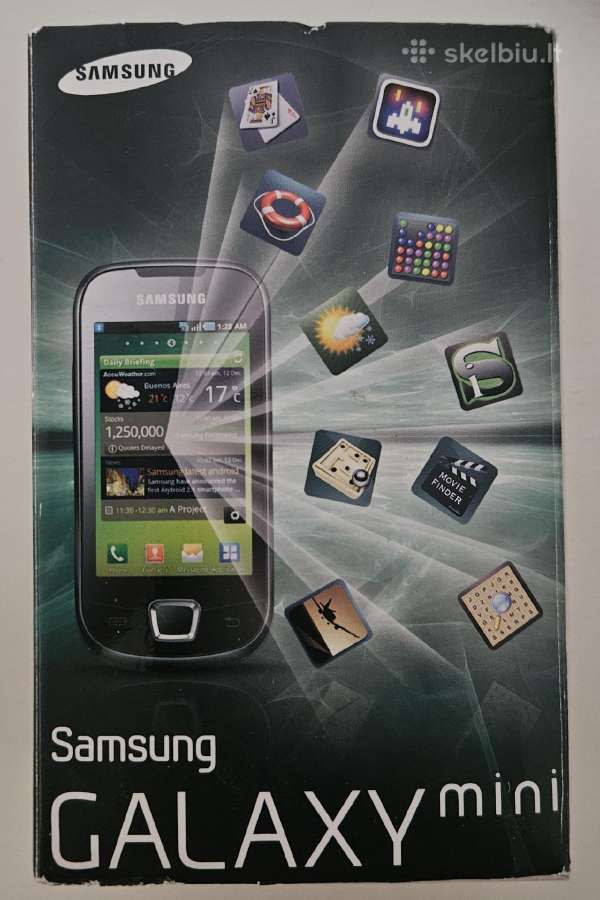 Samsung Galaxy Mini GT-i5800 su dėžute - nuotraukos Nr. 2
