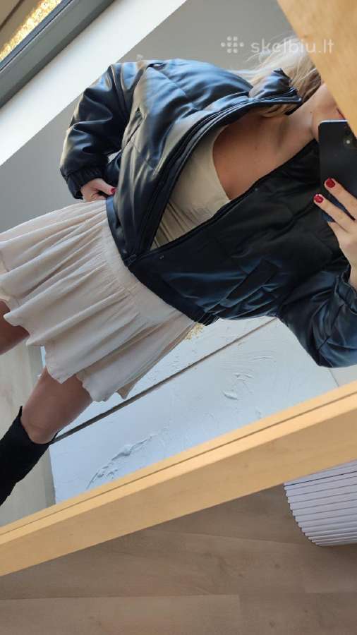Nauja Bomber dirbtinės odos Pull&bear striukė - nuotraukos Nr. 10