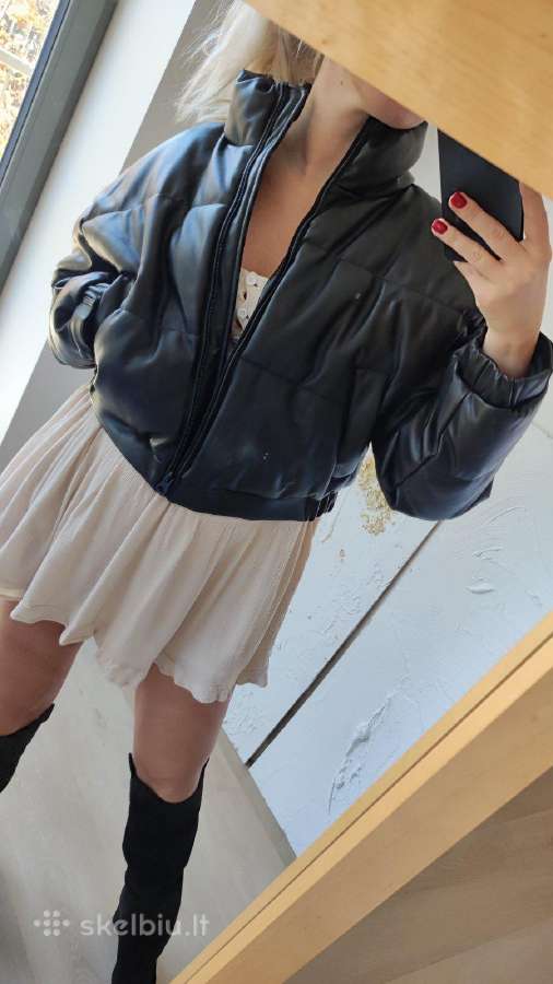 Nauja Bomber dirbtinės odos Pull&bear striukė - nuotraukos Nr. 12