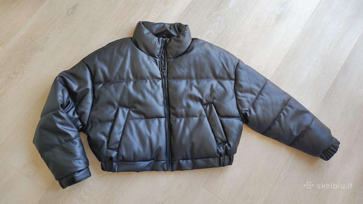 Nauja Bomber dirbtinės odos Pull&bear striukė - nuotraukos Nr. 3