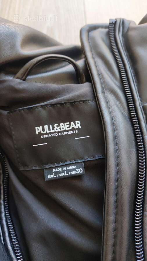 Nauja Bomber dirbtinės odos Pull&bear striukė - nuotraukos Nr. 19