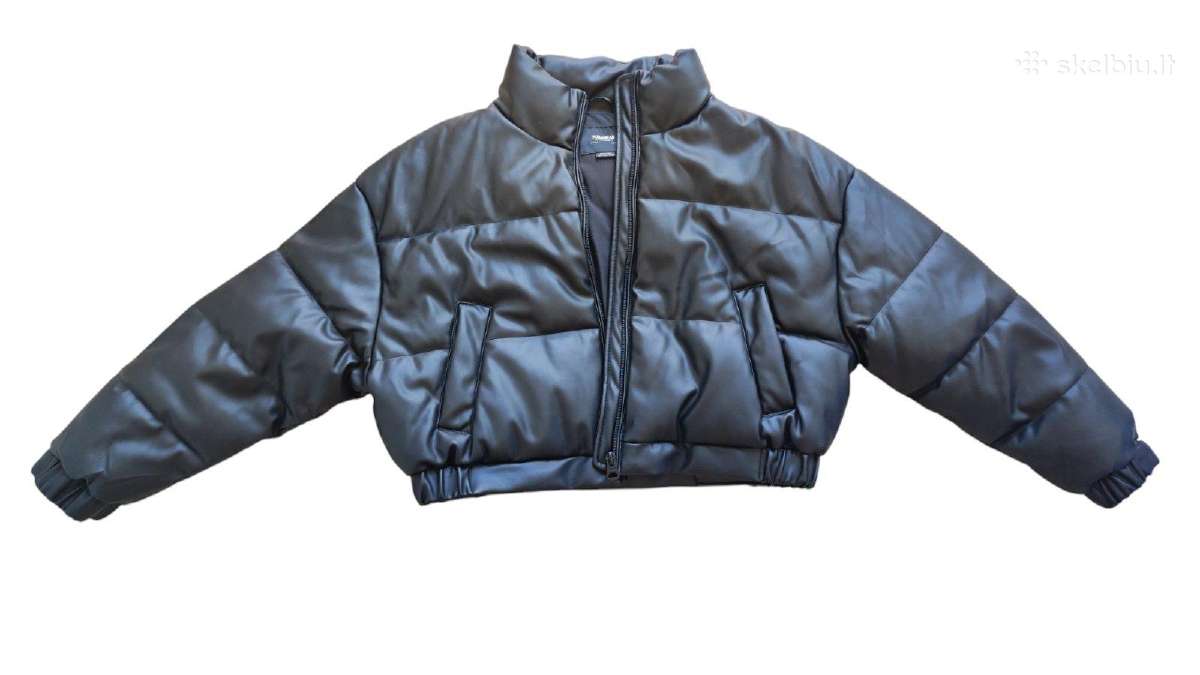 Nauja Bomber dirbtinės odos Pull&bear striukė - nuotraukos Nr. 4