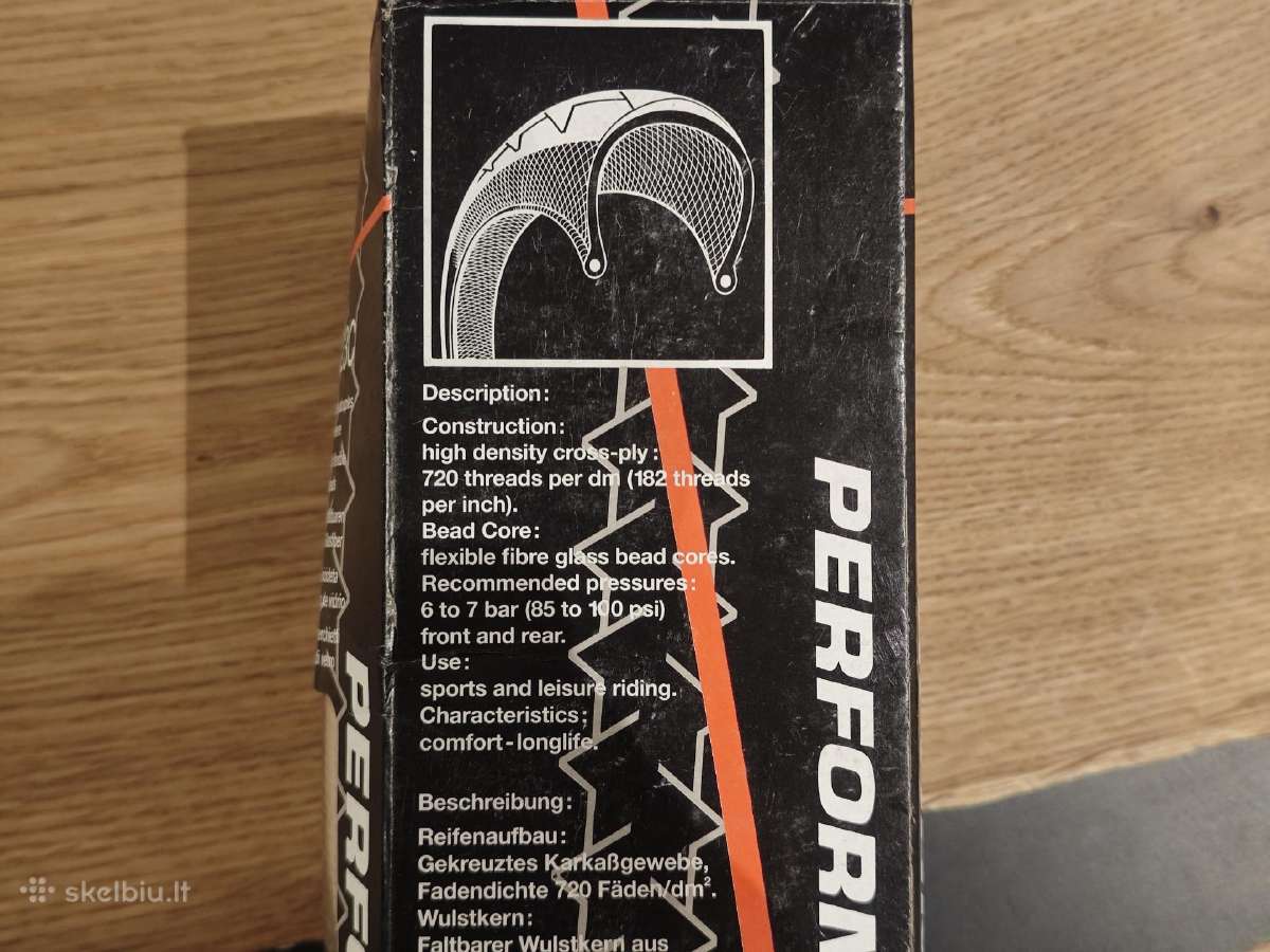 Road Nos padanga Michelin Performer, 23mm - nuotraukos Nr. 2