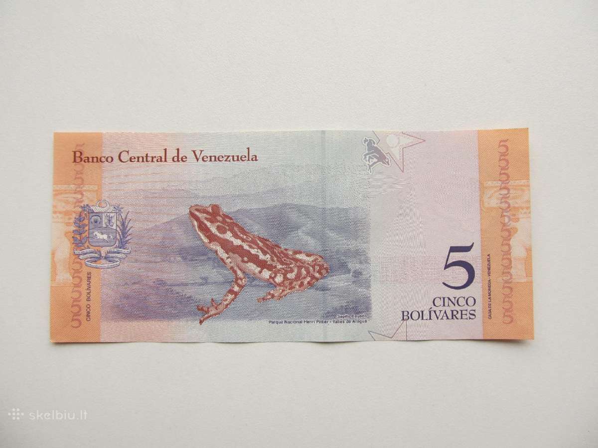 5 bolivares , Venesuela , 2018 - nuotraukos Nr. 2