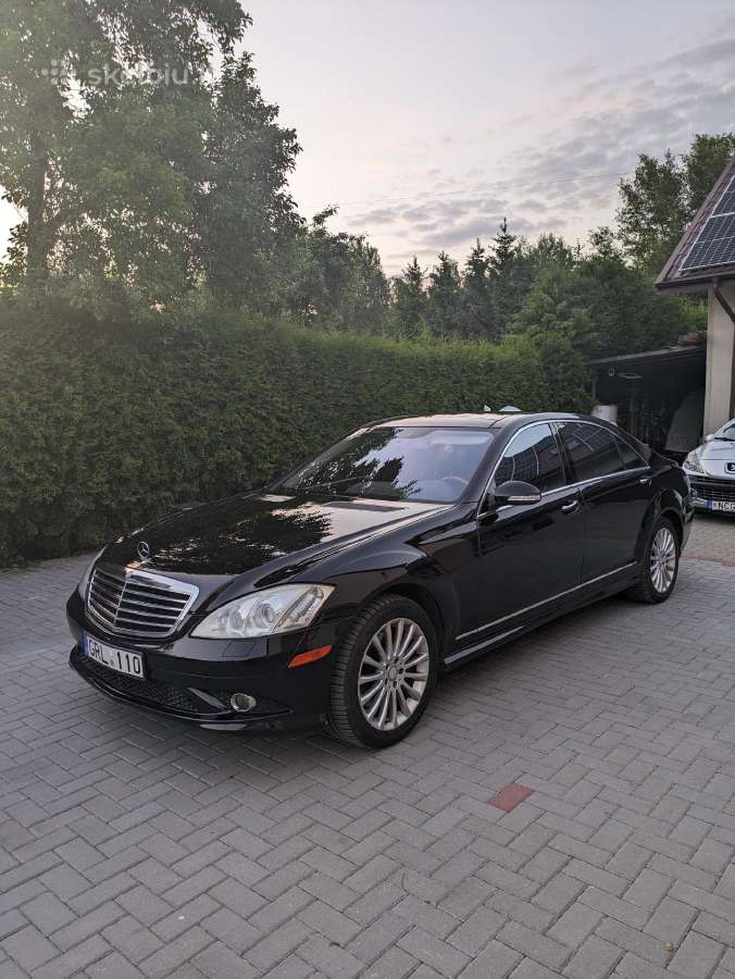 MB S 5.5l 284kw 4matic long 13l/100km Duju - nuotraukos Nr. 3
