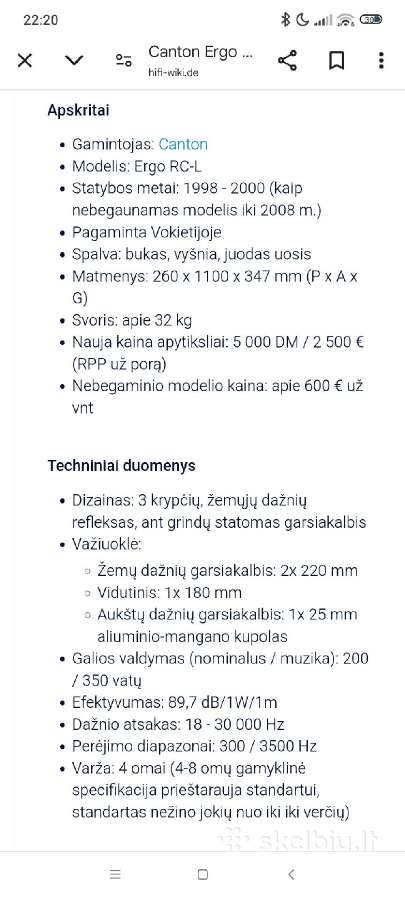 Canton Ergo RC- L aukšto lygio kolonėlės - nuotraukos Nr. 6