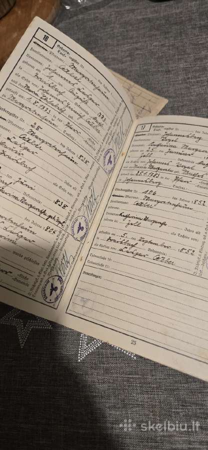 Vokiška knyga 12 Ahnenpass - nuotraukos Nr. 10