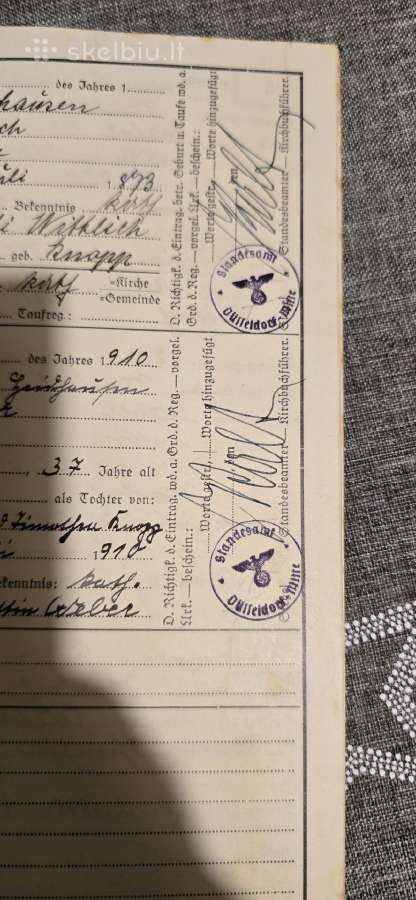 Vokiška knyga 12 Ahnenpass - nuotraukos Nr. 12