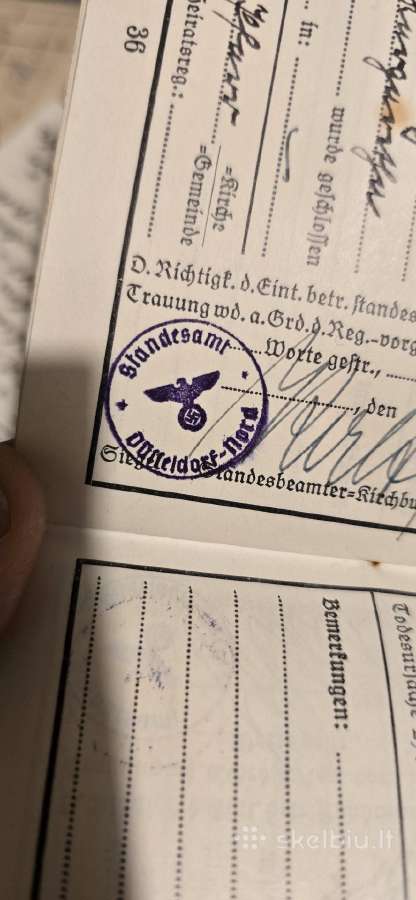 Vokiška knyga 12 Ahnenpass - nuotraukos Nr. 17