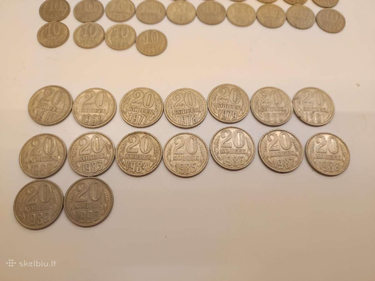Sovietinių kapeikų pagal metus kolekcija - nuotraukos Nr. 8