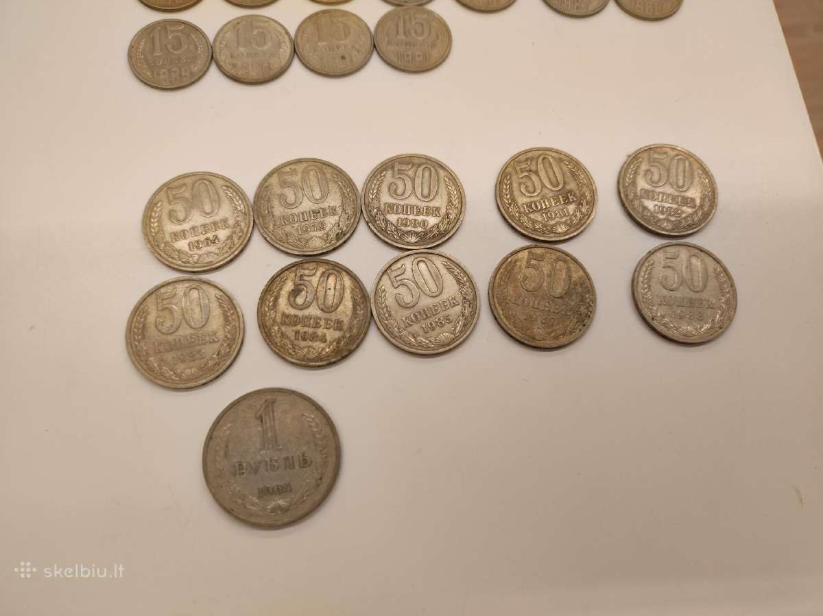 Sovietinių kapeikų pagal metus kolekcija - nuotraukos Nr. 9