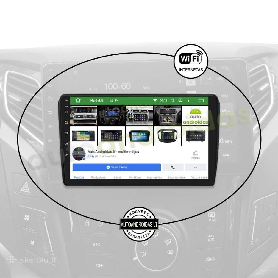 Hyundai I40 2012-16 Android multimedia GPS/WiFi - nuotraukos Nr. 3