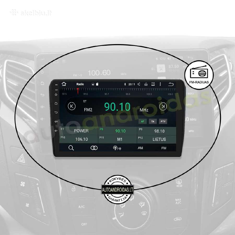 Hyundai I40 2012-16 Android multimedia GPS/WiFi - nuotraukos Nr. 4