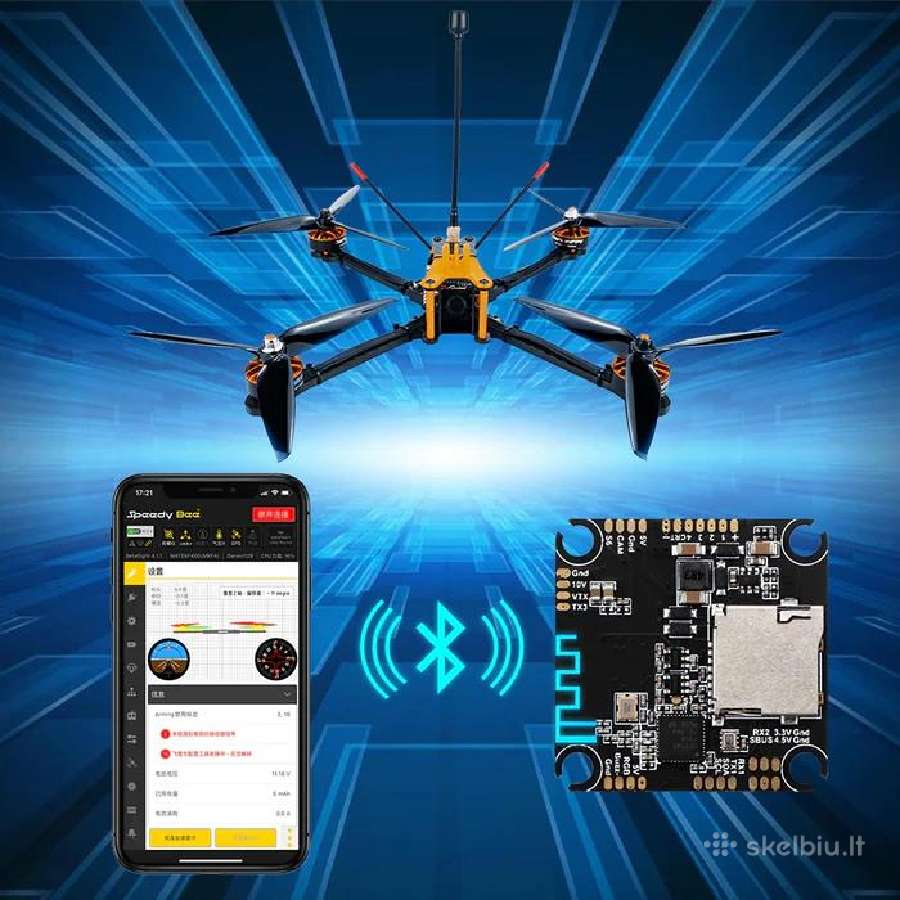 Nauji Darwin129 Fpv dronai 7" GPS long range - nuotraukos Nr. 14