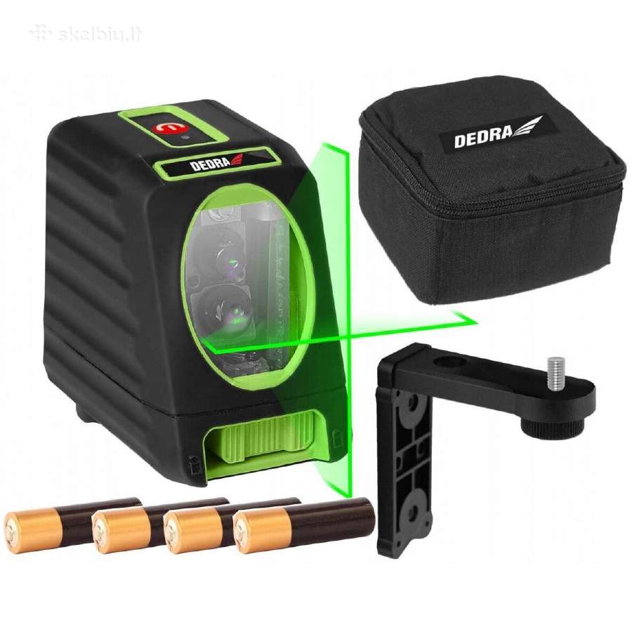 Lazerinis nivelyras žalios spalvos Dedra Mc0903 - nuotraukos Nr. 3