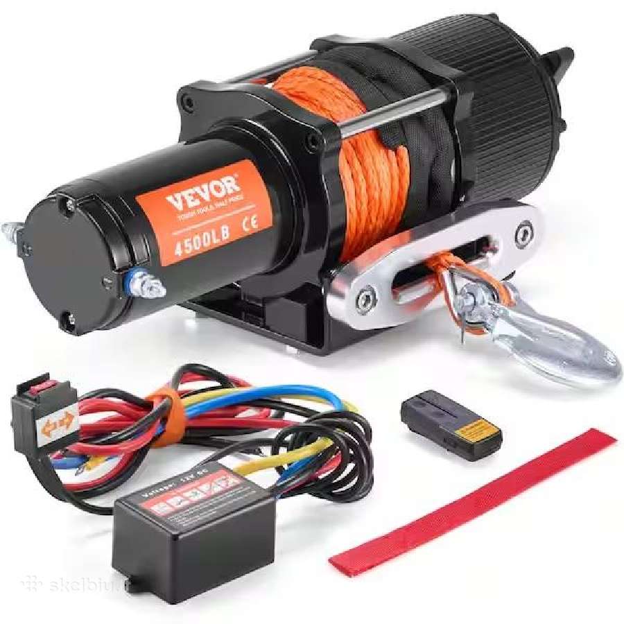 Nauja 12v gerve 4500lbs 2t su radio pultu