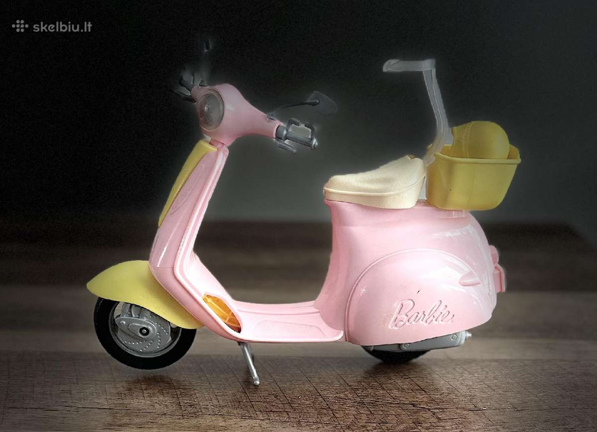 Žaislinis Barbie motoroleris